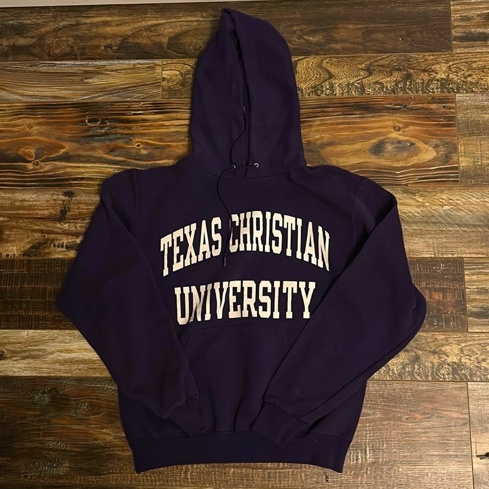 Sweat-shirt vintage Champion of the Christian University of Texas